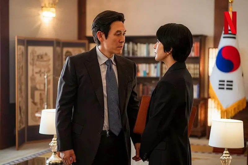 ซอลคยองกู และ คิมฮีแอ ใน The Whirlwind (2024) แผนพลิกอำนาจ ซีรีส์เกาหลีจาก Netflix