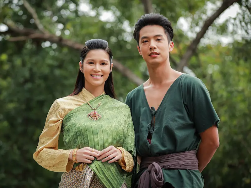 ยิหวา ปรียากานต์ - จ็อบ ธัชพล ในละคร นางนาคพระโขนง